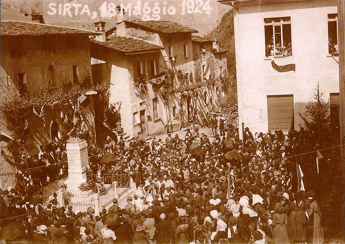 Inaugurazione del monumento a Sirta 18 maggio 1924