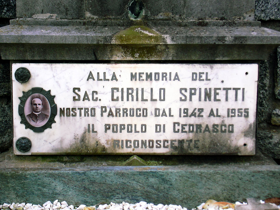 Lapide Cirillo Spinetti